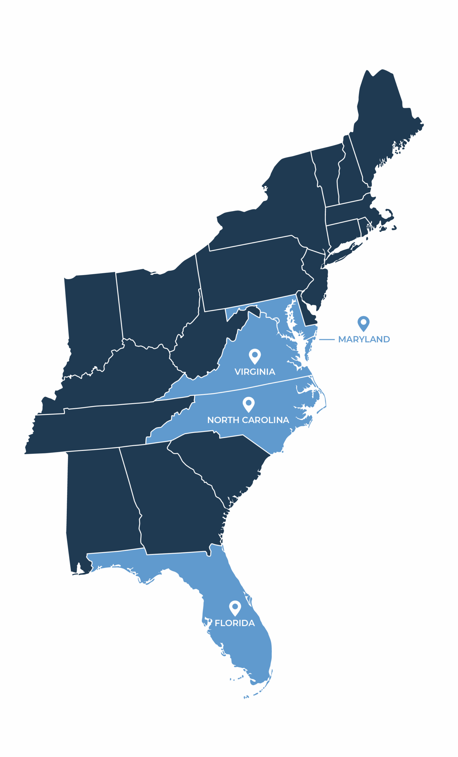 States Serviced
